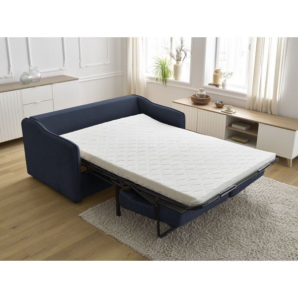 Tmavomodrá pohovka na každodenné spanie/rozkladacia 178 cm Lenny – Bobochic Paris-image-1
