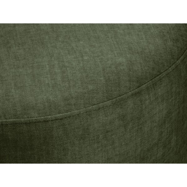 Zelený zamatový puf Mazzini Sofas Debbie, ø 68 cm-image-1