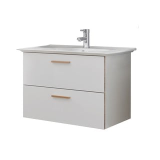 Biele keramické umývadlo bez batérie 80x47 cm Set 931 - Pelipal