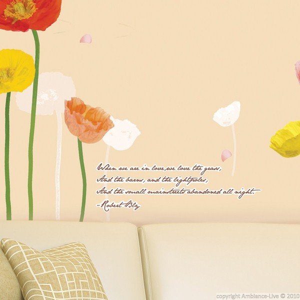 Samolepka Fanastick Poppies Flowers-image-1