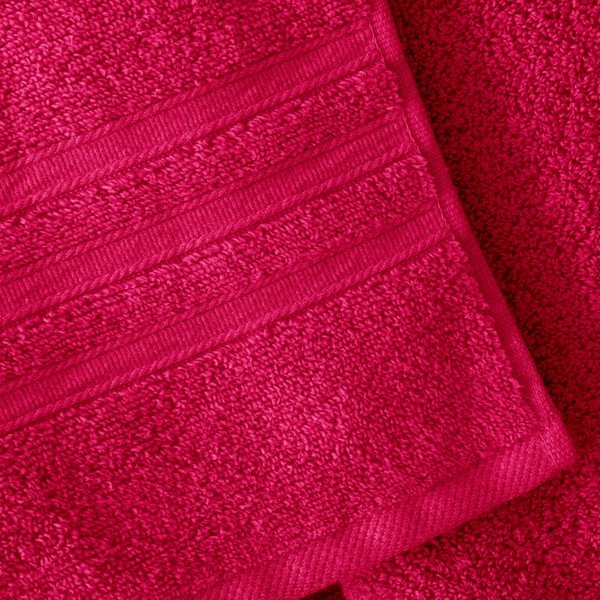 Tmavoružové froté bavlnené uteráky a osušky v súprave 6 ks Zero Twist – Catherine Lansfield-image-3