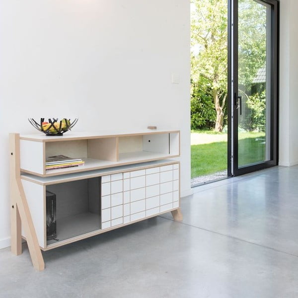 Čierna vyššia komoda rform Frame-image-1