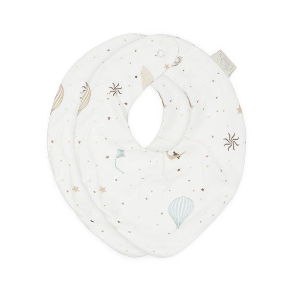 Slonovinové podbradníky v súprave 2 ks z Bio bavlny Dreamland – Cam Cam Copenhagen