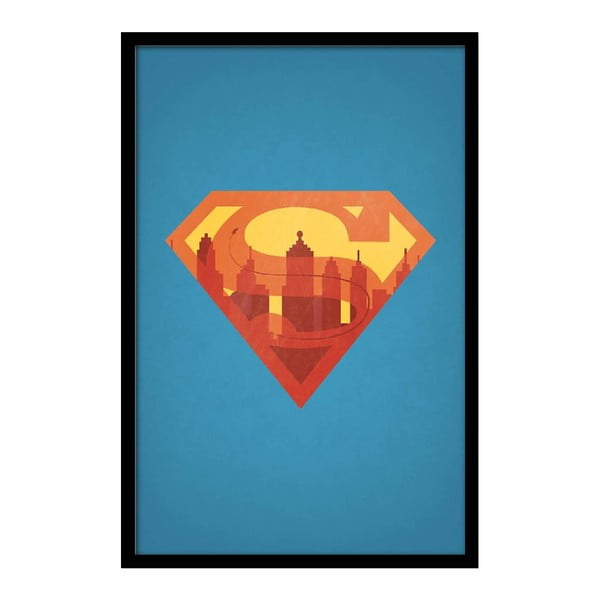 Plagát Superman, 35x30 cm