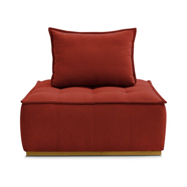 Ženilkové kreslo v tehlovej farbe Elisa – Bobochic Paris-image-3