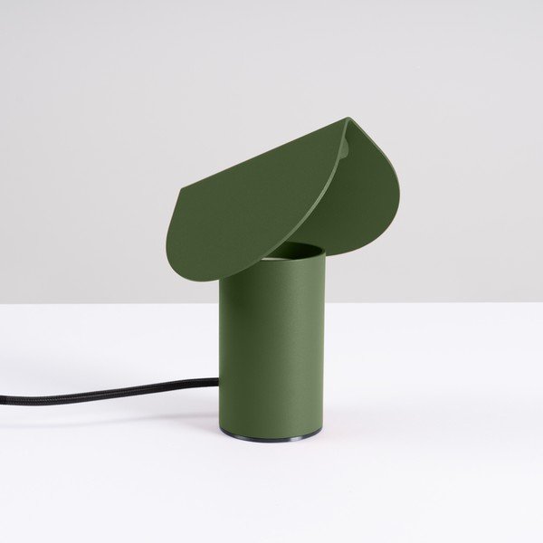 Khaki hliníková LED stolová lampa (výška  15 cm) BISCUIT – Thoro-image-3