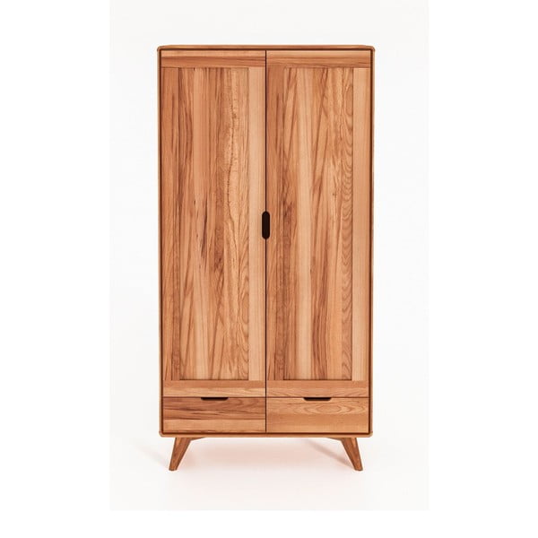 Šatníková skriňa z bukového dreva 90x180 cm Greg - The Beds-image-2