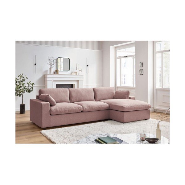 Ružová rohová pohovka Belair – Bobochic Paris-image-1