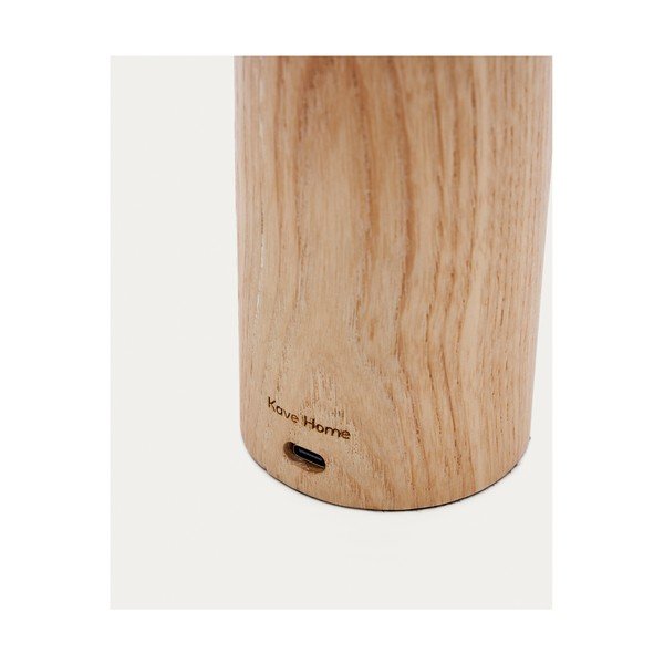 LED stmievateľná stolová lampa v prírodnej farbe (výška 30 cm) Luba – Kave Home-image-4