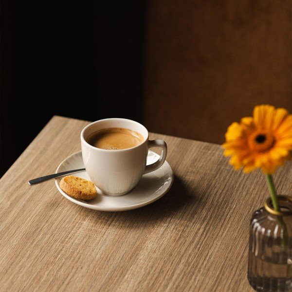 Svetlosivá porcelánová šálka na cappuccino 200 ml Nuance – BonBistro-image-3