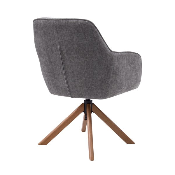 Sivé čalúnené jedálenské kreslá v súprave 2 ks Avola – Unique Furniture-image-3