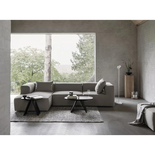 Čierny konferenčný stolík z dubového dreva 43x80 cm Avio – Blomus-image-3