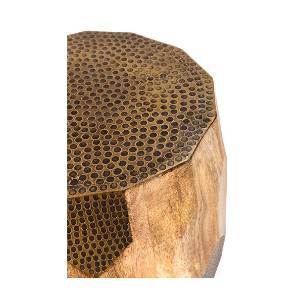 Okrúhly odkladací stolík z mangového dreva ø 29 cm Fabia – MOME-image-3