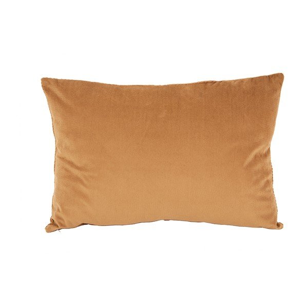 Hnedý zamatový vankúš PT LIVING Velvet, 60 x 30 cm-image-3