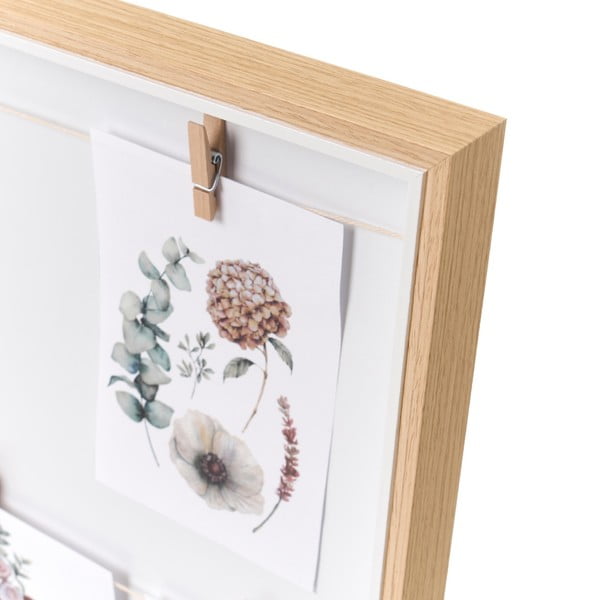 Rámček na stenu v prírodnej farbe 43x43 cm – Casa Selección-image-2