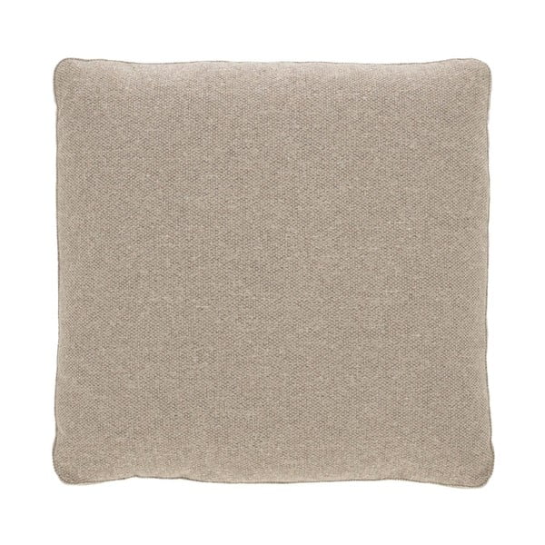 Béžový ženilkový vankúš na gauč Blok – Kave Home