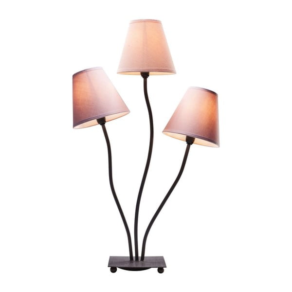 Fialová stolová lampa s 3 ramenami Kare Design Fle×ible