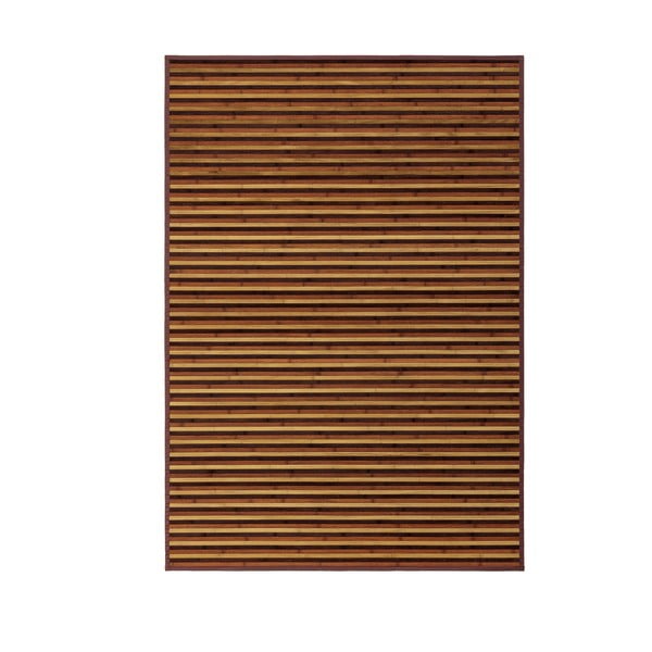 Bambusový koberec v hnedo-horčicovej farbe 140x200 cm – Casa Selección