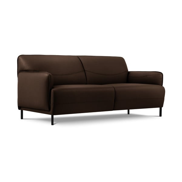Hnedá kožená pohovka Windsor & Co Sofas Neso, 175 x 90 cm-image-2