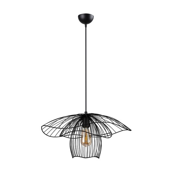 Čierne závesné svietidlo Squid Lighting Root, výška 123 cm-image-3