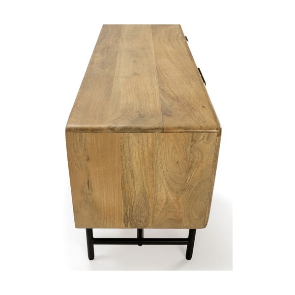 TV stolík z mangového dreva v prírodnej farbe 145x50x40 cm Mundra – MOME-image-1
