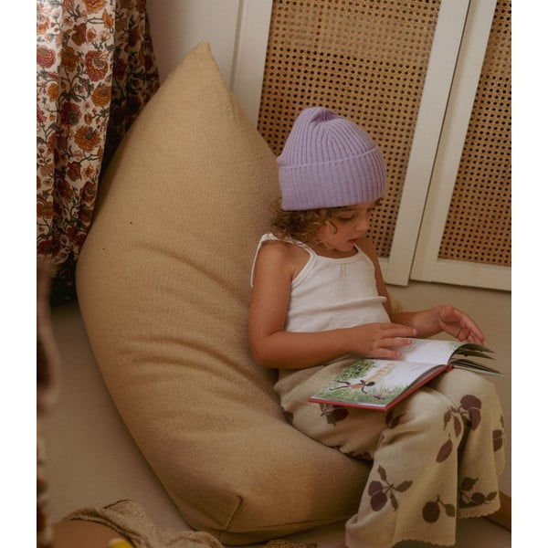 Svetložltý detský sedací vak Cleo Light Honey – Lorena Canals-image-3