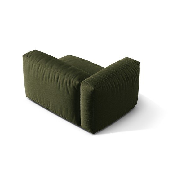 Zelený modul pohovky (ľavý roh) Martina – Micadoni Home-image-2