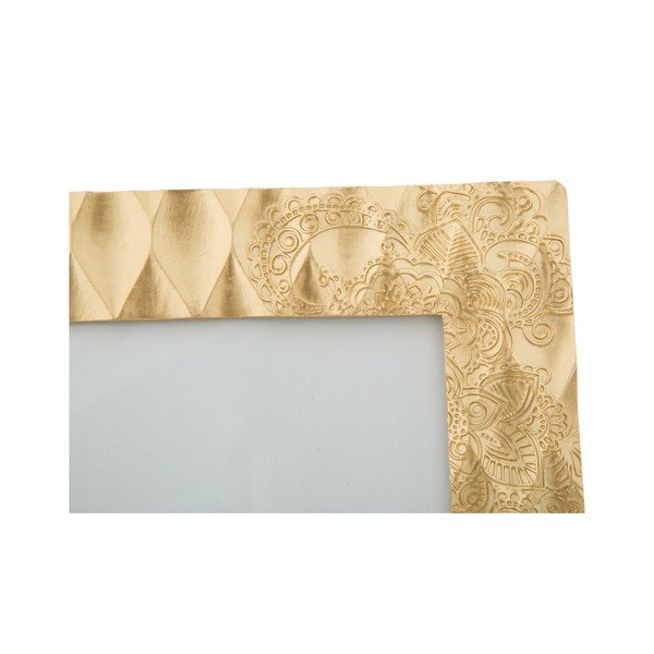 Žltý fotorámik v živicovom ráme Mauro Ferretti Glam Carving, 26 × 31,3 cm-image-2
