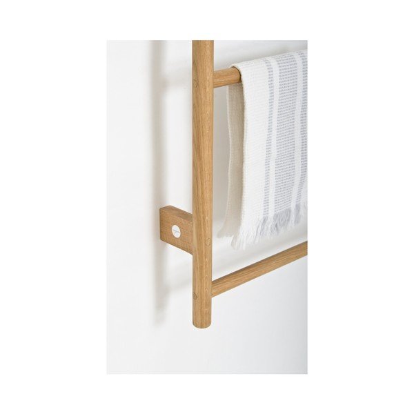 Nástenný držiak na osušky z dubového dreva Wireworks Towel Rail Wallbar-image-3
