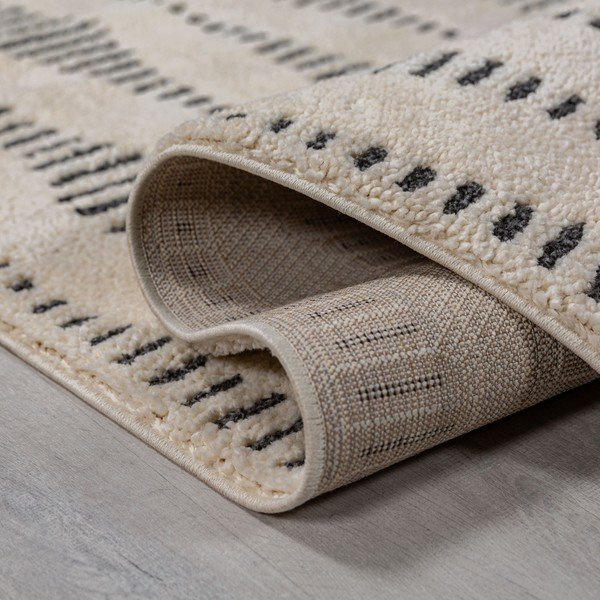 Krémovobiely koberec 200x290 cm Knot – Flair Rugs-image-4