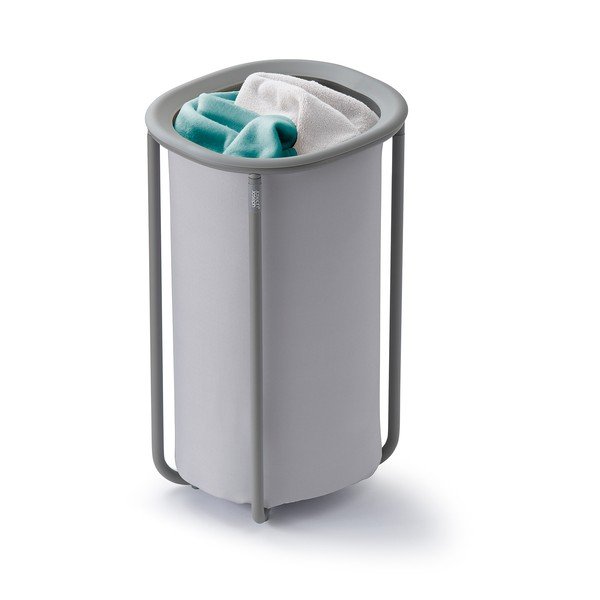 Svetlosivý látkový kôš na bielizeň 50 l Duo – Joseph Joseph