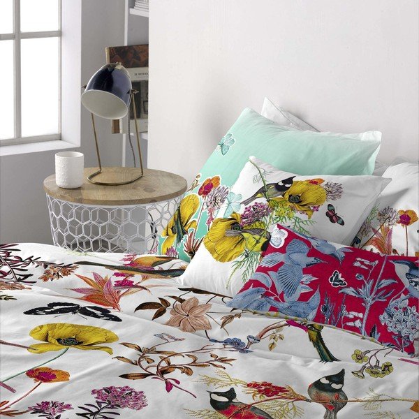 Bavlnená obliečka na vankúš Happy Friday Cushion Cover Birds Of Paradise, 60 × 60 cm-image-1
