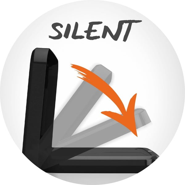 Sivý pedálový odpadkový kôš z recyklovaného plastu 40 l Paso - Rotho-image-2