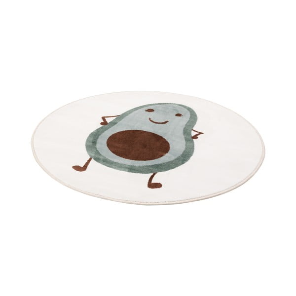 Detský koberec v mentolovej farbe/slonovinový ø100 cm Avocado Mint – FD-image-4