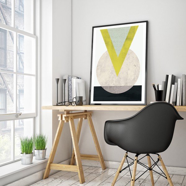 Plagát v drevenom ráme Eruca, 38x28 cm-image-1