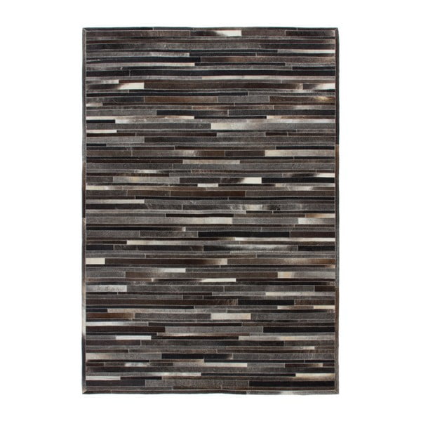 Hnedý kožený koberec Eclipse,120x170cm
