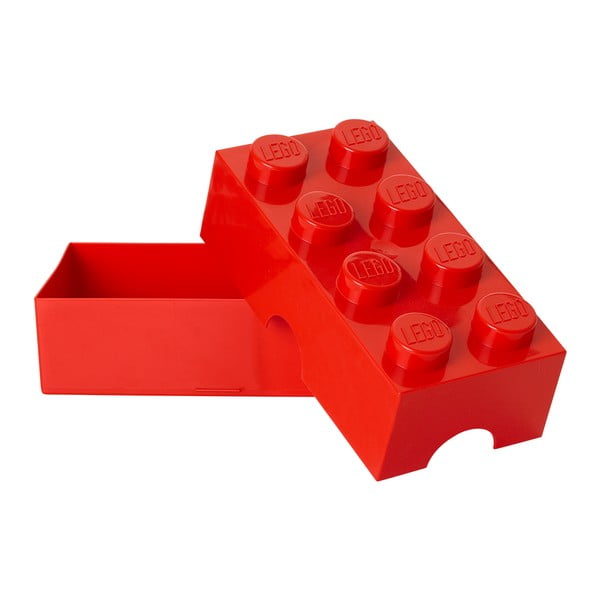 Červený plastový detský úložný box 20x10x7 cm – LEGO®-image-2