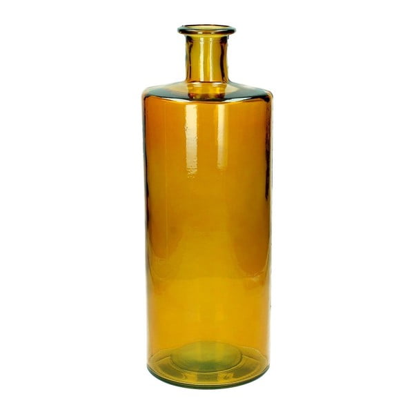 Žltá sklenená váza HF Living Amber