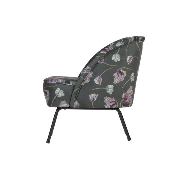Tmavosivé kreslo BePureHome Vogue-image-2