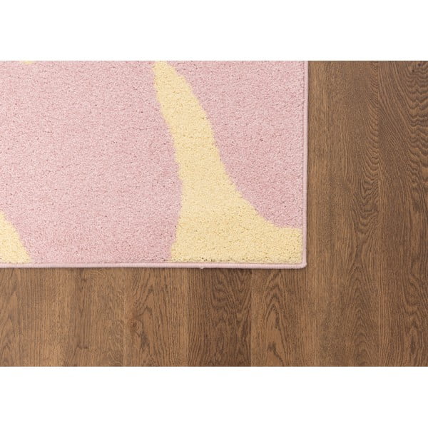 Žltý/ružový detský koberec 120x170 cm Hugsy Vanilla – FD-image-3