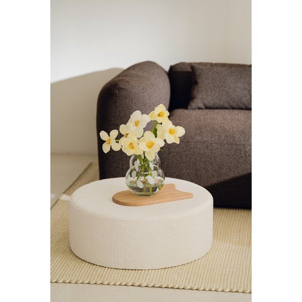 Biela sklenená ručne vyrobená váza (výška  22 cm) Dam – noo.ma-image-4