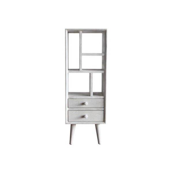 Knižnica Preston Rustic White-image-1