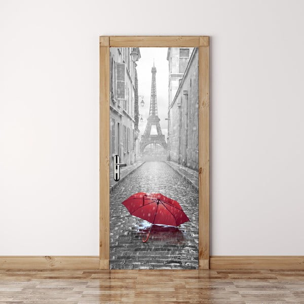 Tapeta na dvere Walplus Eiffel Tower Umbrella, 88 × 200 cm
