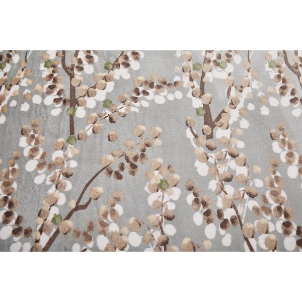 Sivé mikroplyšové obliečky na jednolôžko 140x200 cm Branches – My House-image-4