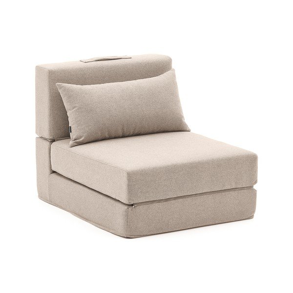 Rozkladacie kreslo sivobéžovej Arty – Kave Home