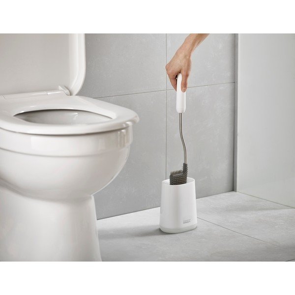 Biela plastová WC kefa Flex Lite - Joseph Joseph-image-4