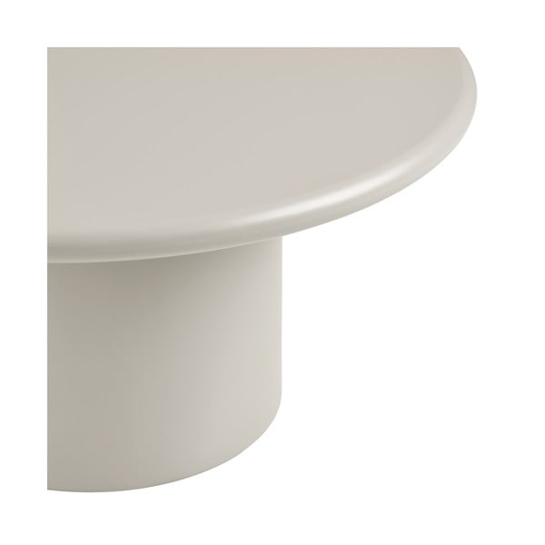 Krémový okrúhly konferenčný stolík ø 80 cm Nagano – House Nordic-image-2