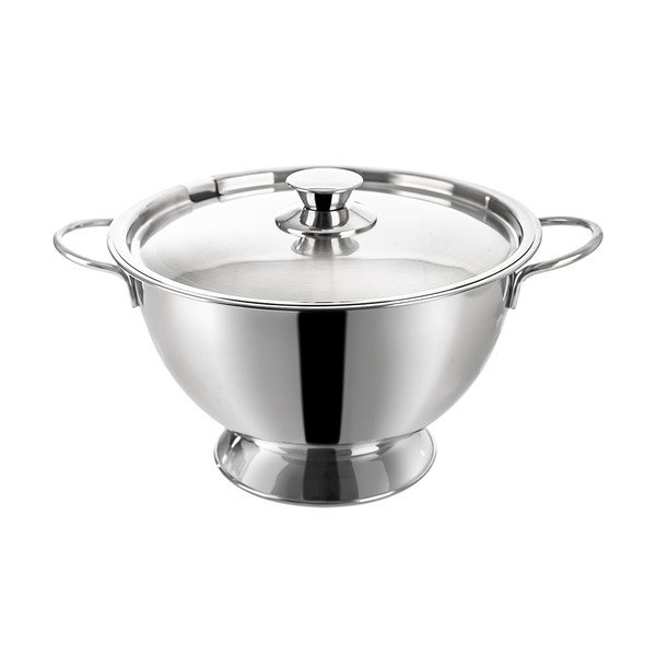 Misa z nehrdzavejúcej ocele v striebornej farbe ø 26 cm – Orion