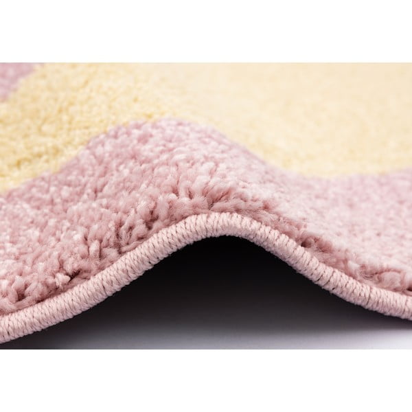 Žltý/ružový detský koberec 120x170 cm Hugsy Vanilla – FD-image-2