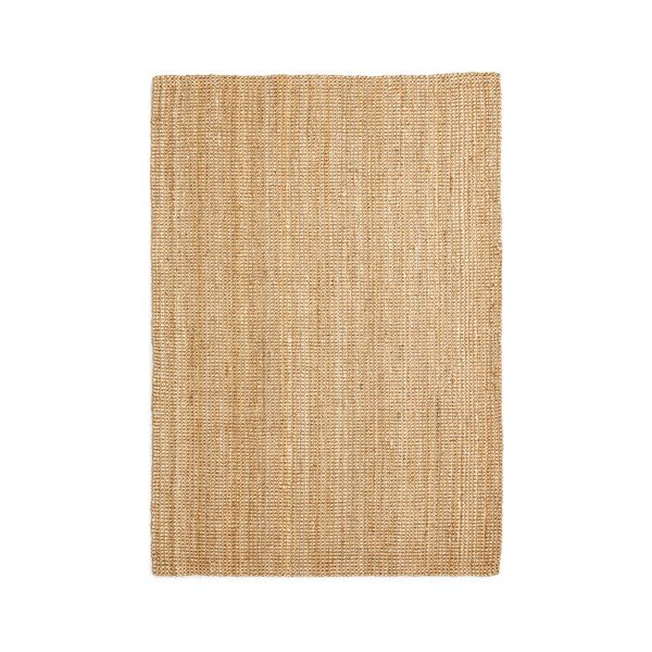 Ručne tkaný jutový koberec v prírodnej farbe 160x230 cm Madelin – Kave Home